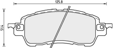 PREMIUM BRAKE PAD SET (4)