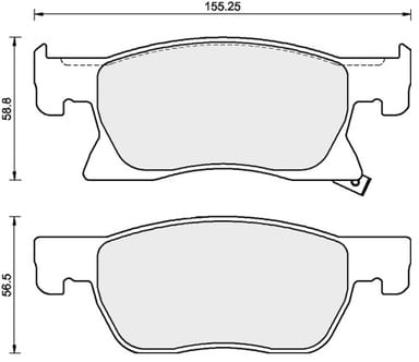 PREMIUM BRAKE PAD SET (4)
