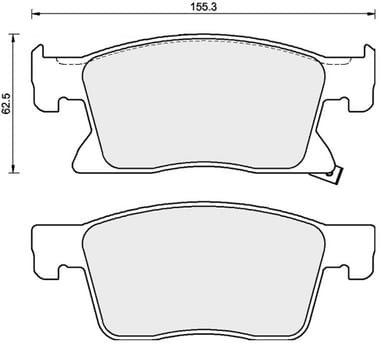 PREMIUM BRAKE PAD SET (4)