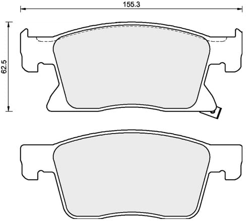 PREMIUM BRAKE PAD SET (4)