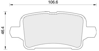 PREMIUM BRAKE PAD SET (4)