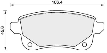 PREMIUM BRAKE PAD SET (4)