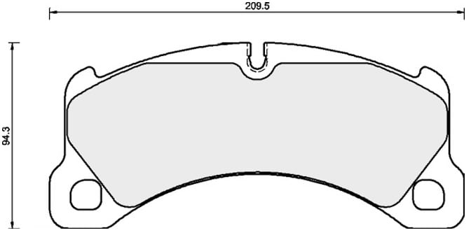 PREMIUM BRAKE PAD SET (4)