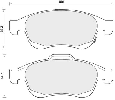 PREMIUM BRAKE PAD SET (4)
