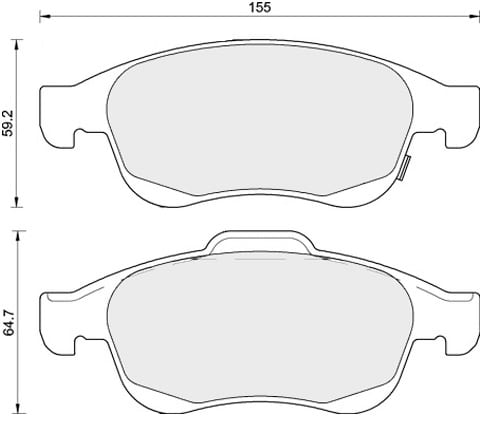 PREMIUM BRAKE PAD SET (4)
