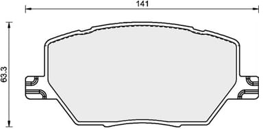 PREMIUM BRAKE PAD SET (4)