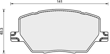 PREMIUM BRAKE PAD SET (4)