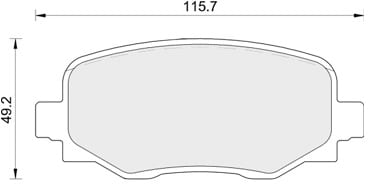 PREMIUM BRAKE PAD SET (4)