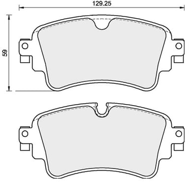 OE GERMAN PADS (SET OF 4)