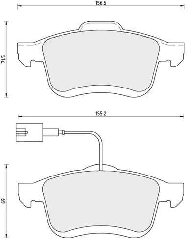 FERODO BRAKE PAD SET (4)