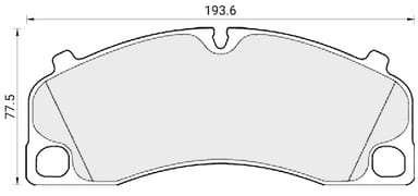 PREMIUM BRAKE PAD SET (4)