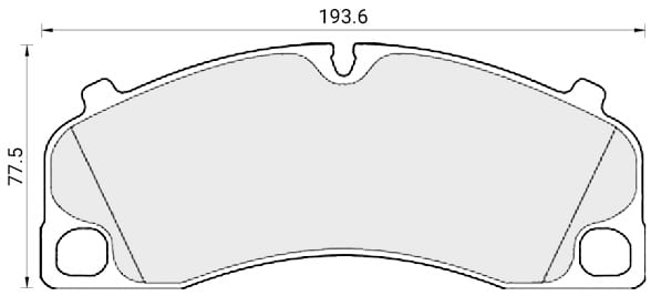 PREMIUM BRAKE PAD SET (4)