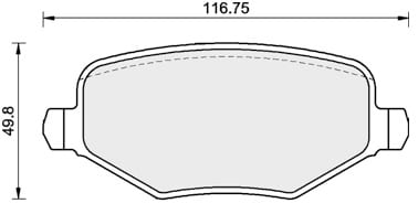PREMIUM BRAKE PAD SET (4)