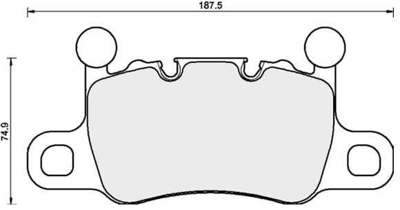 OE GERMAN PADS (SET OF 4)