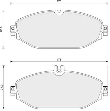 PREMIUM BRAKE PAD SET (4)