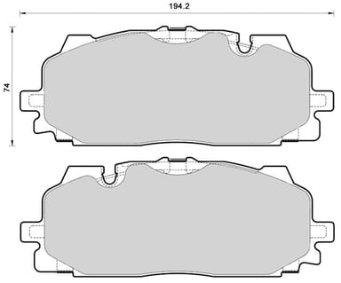 OE GERMAN PADS (SET OF 4)
