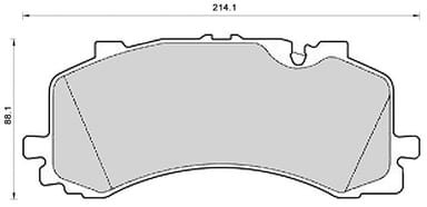 OE GERMAN PADS (SET OF 4)