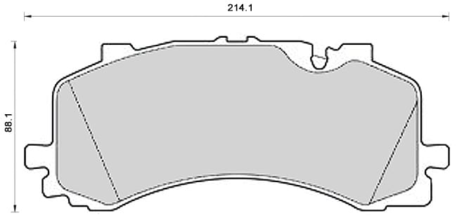 OE GERMAN PADS (SET OF 4)