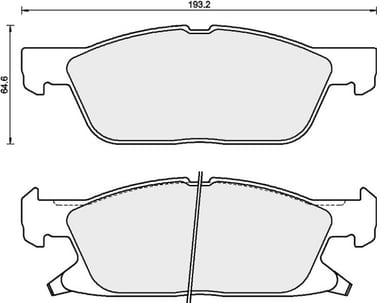 PREMIUM BRAKE PAD SET (4)