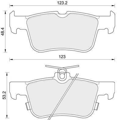 PREMIUM BRAKE PAD SET (4)