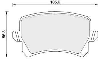 PREMIUM BRAKE PAD SET (4)