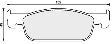 PREMIUM BRAKE PAD SET (4)