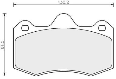 PREMIUM BRAKE PAD SET (4)