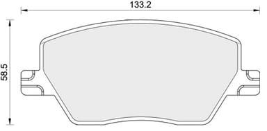PREMIUM BRAKE PAD SET (4)