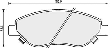 PREMIUM BRAKE PAD SET (4)