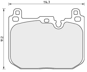OE GERMAN PADS (SET OF 4)