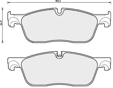 OE GERMAN PADS (SET OF 4)