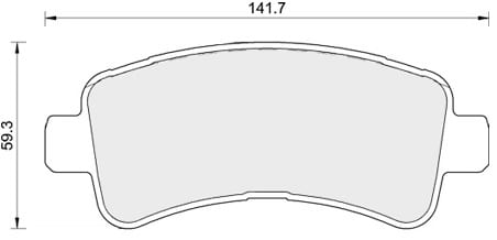 PREMIUM BRAKE PAD SET (4)