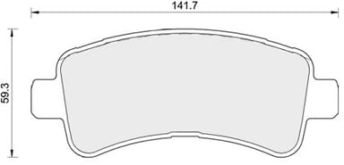 PREMIUM BRAKE PAD SET (4)