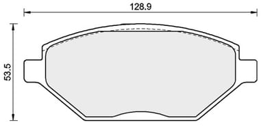 PREMIUM BRAKE PAD SET (4)