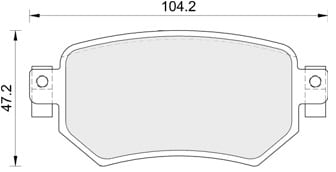 PREMIUM BRAKE PAD SET (4)