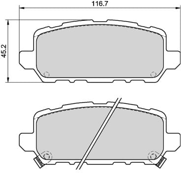PREMIUM BRAKE PAD SET (4)