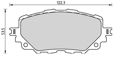 PREMIUM BRAKE PAD SET (4)