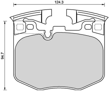OE GERMAN PADS (SET OF 4)