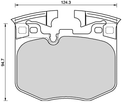 OE GERMAN PADS (SET OF 4)