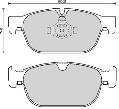 FERODO BRAKE PAD SET (4)