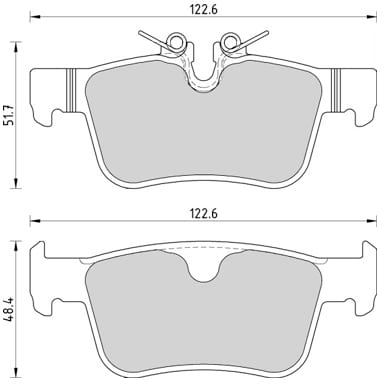 PREMIUM BRAKE PAD SET (4)