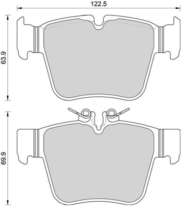 OE GERMAN PADS (SET OF 4)