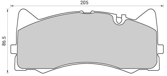 PREMIUM BRAKE PAD SET (4)