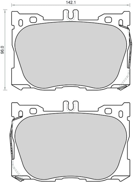 OE GERMAN PADS (SET OF 4)
