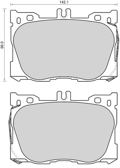 OE GERMAN PADS (SET OF 4)