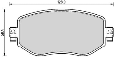 PREMIUM BRAKE PAD SET (4)