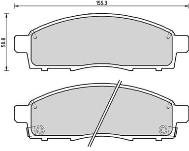 PREMIUM BRAKE PAD SET (4)