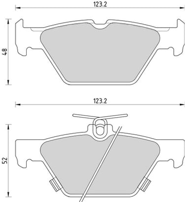 PREMIUM BRAKE PAD SET (4)
