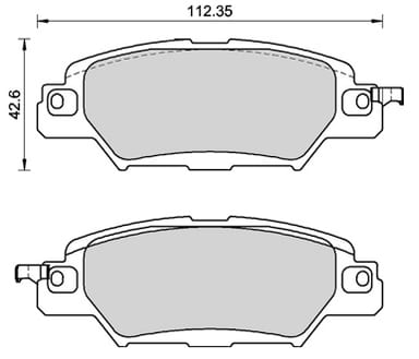 PREMIUM BRAKE PAD SET (4)