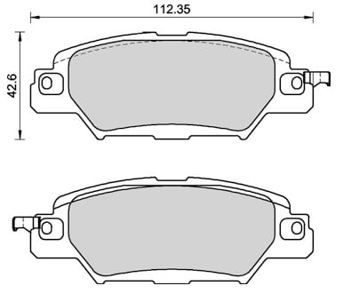 PREMIUM BRAKE PAD SET (4)